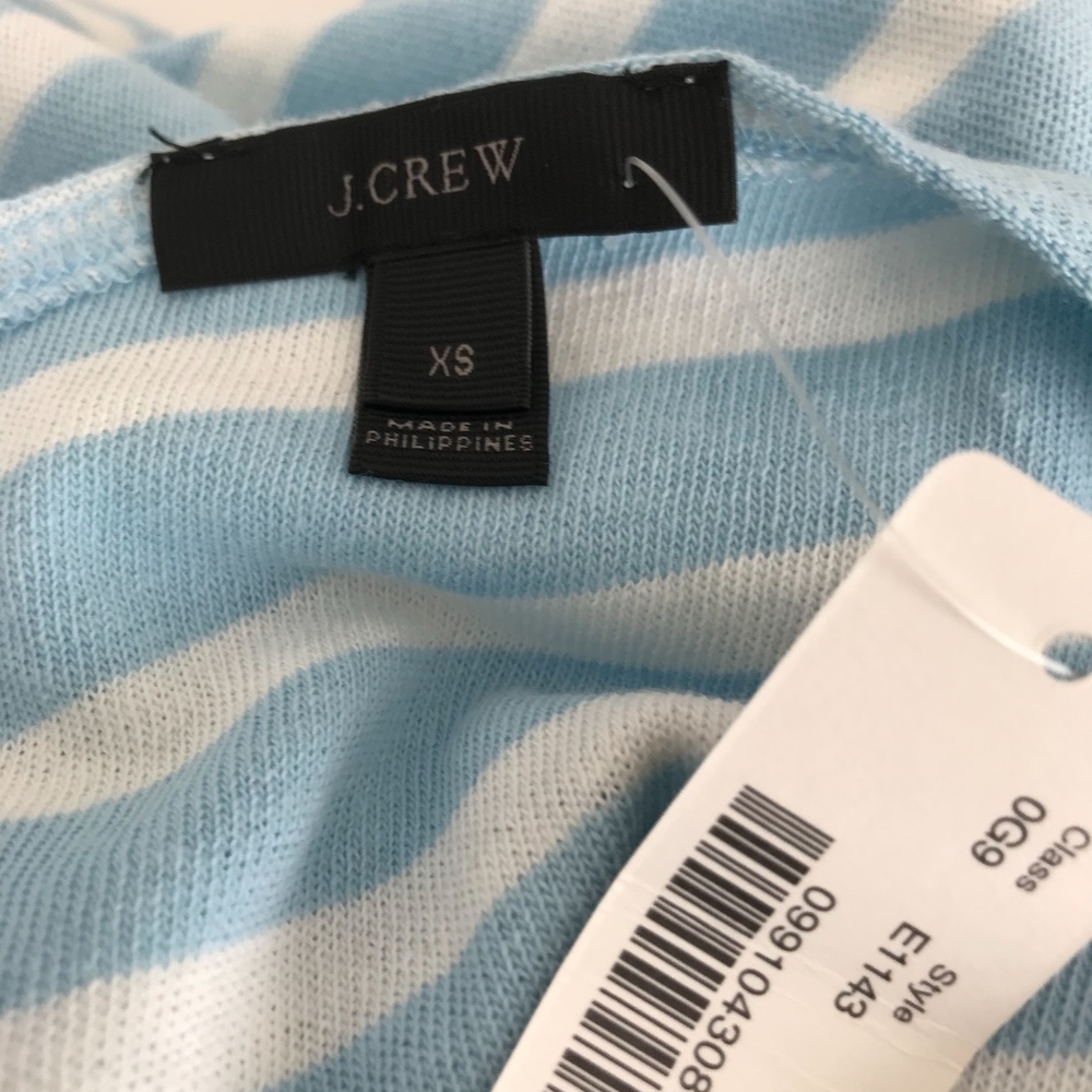J. Crew Deck Striped Long Sleeve Tee *NWT* - Picture 6 of 7